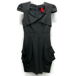 Guess by Marciano Charcoal Cap Sleeve Dress